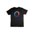 Orbito Black Cotton T-shirt